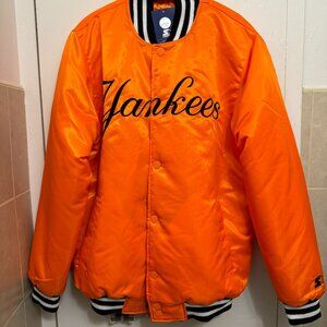New York Yankees Men Small Embroidered Bomber Jacket - New with Tags